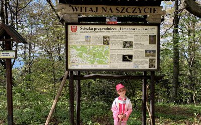 Z córką na Jaworz