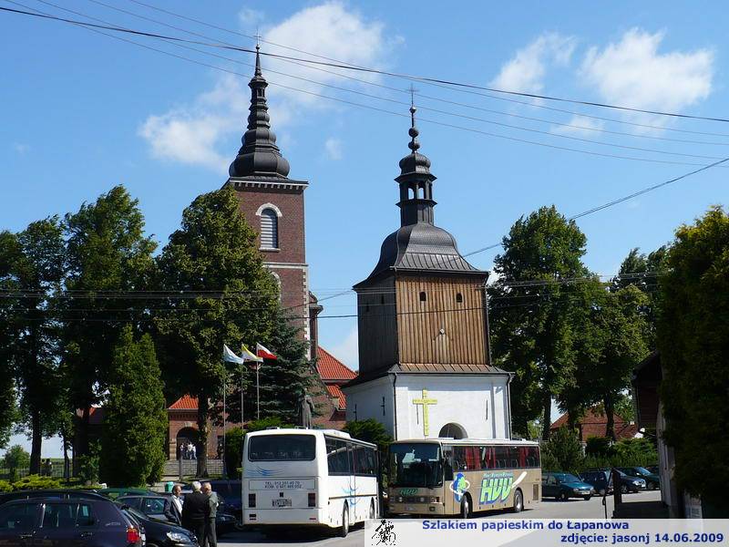 Szlakiem papieskim do Łapanowa