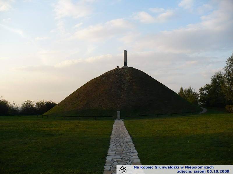 Po Niepołomicach i na Kopiec Grunwaldzki