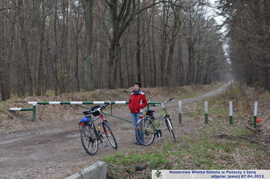 Rowerowa Wielka Sobota w żoną w Puszczy