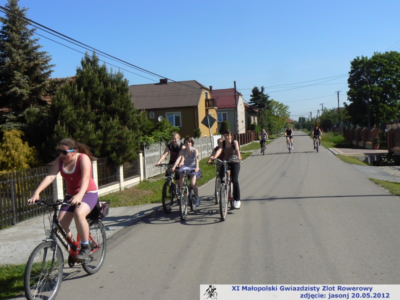 Łapczyca - Targowisko - Kłaj - przez Puszczę do Zabierzowa Bocheńskiego - Wola Zabierzowska - Zabierzów Bocheński - przez Puszczę do Bochni - powrót tą samą drogą.