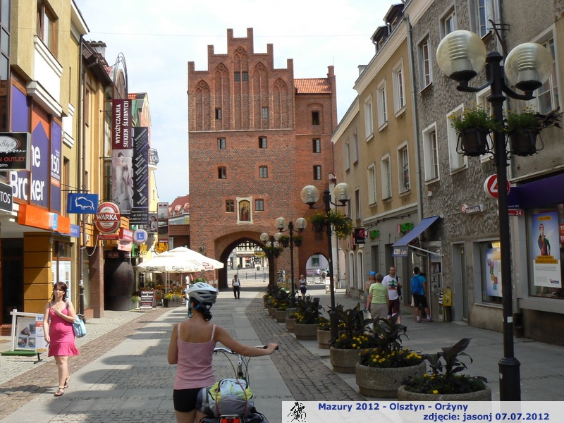 Iława - Olsztyn (pociąg 69 km) - Ostreszewo - Klebark Wlk. - Silice - Patryki - Prejłowo - Giławy - Gąsiorowo - Rusek Mały - Rusek Wielki - Julianowo - Dźwierzuty - Targowo - Orżyny