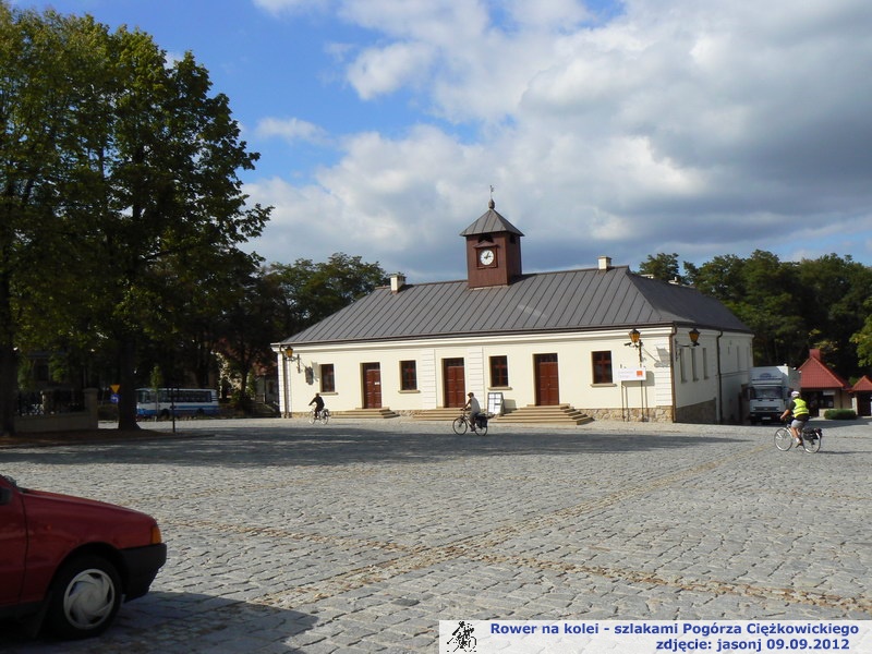 Łapczyca - Bochnia - pociągiem do Tuchowa - Ryglice - Brzanka - Jodłówka - Rzepiennik Strzyżewski - Ciężkowice - pociągiem do Bochni